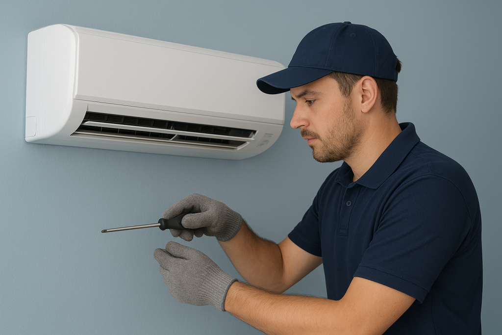 Air conditioning decoration interior of room